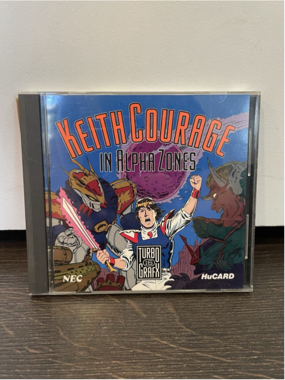 Keith Courage in Alpha Zones TurboGrafx-16, 1989 w/Manual